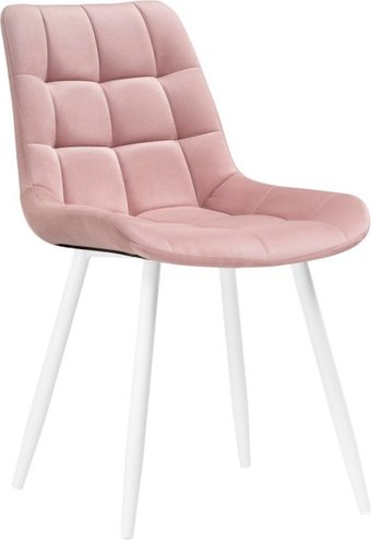 Стул Notta Челси (велюр розовый/белый) - 1/1