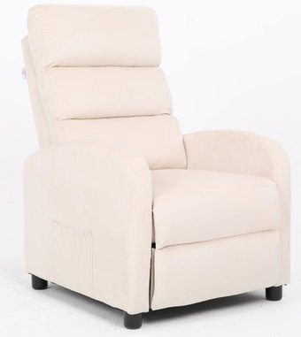 Реклайнер Calviano 2164 (велюр бежевый) - 1/1