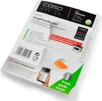 Пакеты вакуумные CASO 3 Sterne 15x20 (100 шт) - 1/1