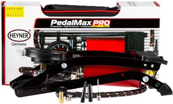 Насос ножной велосипедный Heyner PedalMax PRO (красный) - 1/1