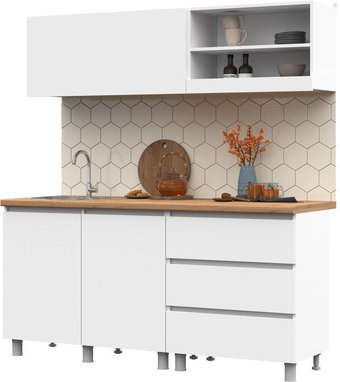 Готовая кухня Стендмебель Хелен 1.7 (белый) - 1/1