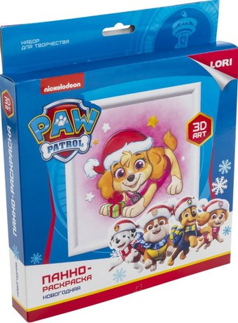 Набор для рисования Lori Панно-раскраска Щенячий патруль Новогодняя Скай Ипс-006 - 1/1
