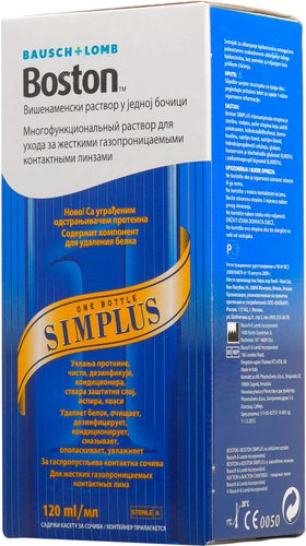 Раствор для линз Bausch & Lomb Boston Simplus 120 мл - 1/1