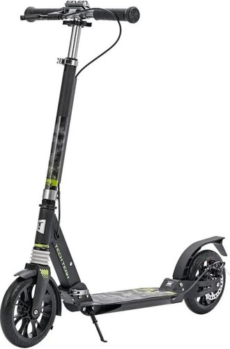Двухколесный подростковый самокат Tech Team City Scooter Disk Brake 2024 (зеленый) - 1/1