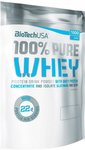 Протеин комплексный BioTech USA 100% Pure Whey (без вкуса, 1000 г) - 1/1