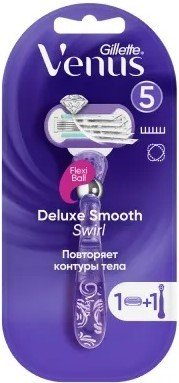 Бритвенный станок Gillette Venus Swirl 1 сменная кассета 7702018400935 - 1/1