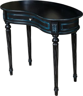 Туалетный столик без зеркала ГрандМодерн Без деколи 89x40x75 (черный) - 1/1