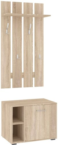 Стенка Кортекс-мебель Лара СП3 (дуб сонома) - 1/1