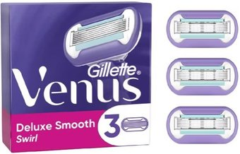 Сменные кассеты для бритья Gillette Venus Deluxe Smooth Swirl (3 шт) - 1/1
