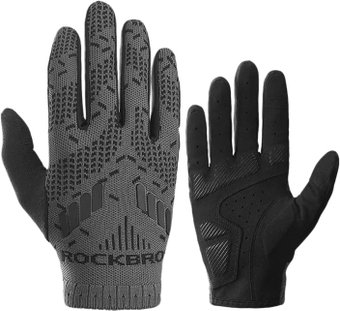 Перчатки RockBros S255-1 L (черный/серый) - 1/1