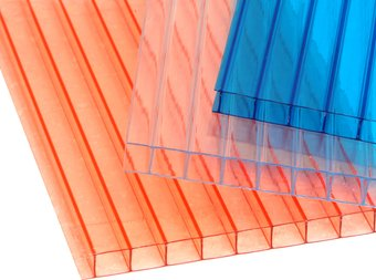 Сотовый поликарбонат Поликарбонат 3.5 мм 2R цветной (0.46 кг/м2) - 1/1