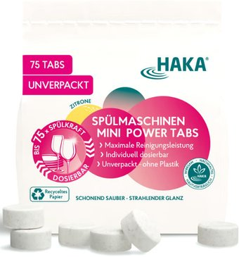Таблетки для посудомоечной машины Haka Mini Power Tabs (75 шт) - 1/1