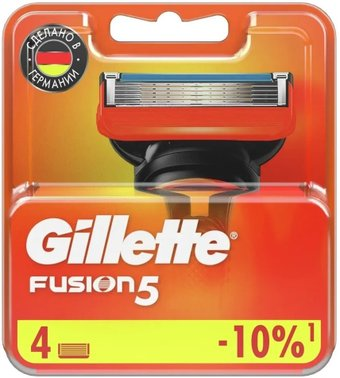 Сменные кассеты для бритья Gillette Fusion5 (4 шт) 7702018874460 - 1/1