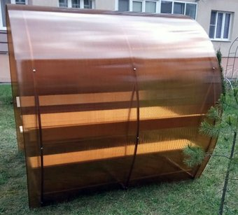 Беседка Велес Пион (3м, бронзовый) - 1/1