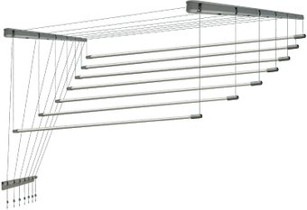 Сушилка для белья Comfort Alumin Group Потолочная 7 прутьев Silver Style 220 см (алюминий) - 1/1