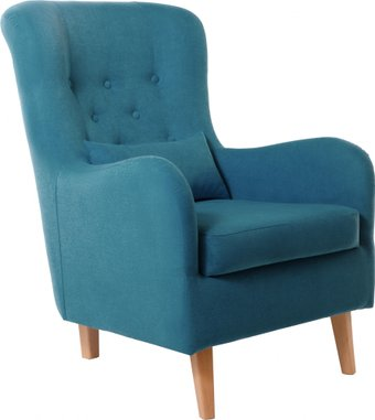 Интерьерное кресло Krones Калипсо (велюр лазурный) - 1/1