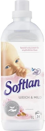 Ополаскиватель для белья Softlan Нежный и мягкий концентрат 1 л - 1/1