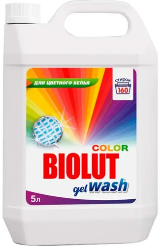 Гель для стирки Biolut Цветное белье 5 л - 1/1