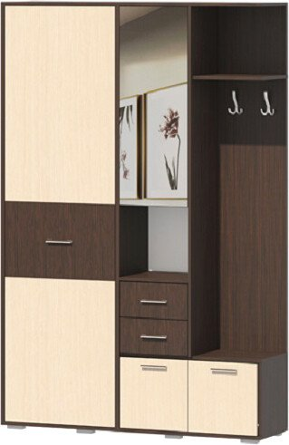 Стенка Памир ПВ-7 (венге/дуб белфорт) - 1/1