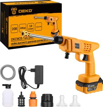 Мойка высокого давления Deko DKCW25 063-4490 (с 1-им АКБ) - 1/1