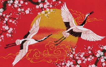 Набор для вышивания Риолис Поднебесная. Журавли 2077Р - 1/1