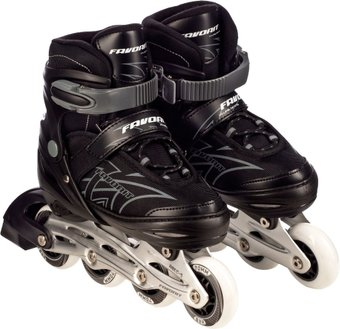 Роликовые коньки Favorit PW-155B-4BK (р. 40-43) - 1/1