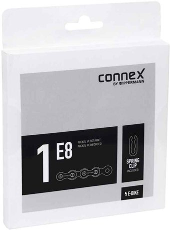 Цепь велосипедная Connex 1E8 1/2"x1/8" 124L - 1/1