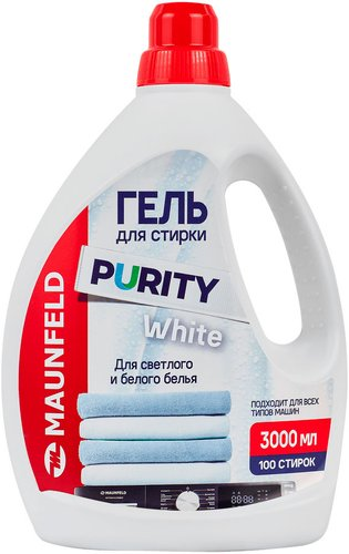 Гель для стирки MAUNFELD Purity White MWL3000PW 3 л - 1/1