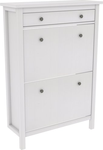 Тумба для обуви ММЦ Кантри 03 (белый лак) - 1/1