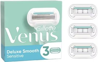 Сменные кассеты для бритья Gillette Venus Deluxe Smooth Sensitive (3 шт) - 1/1
