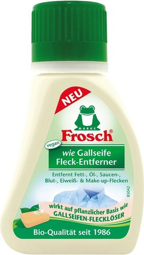 Пятновыводитель Frosch на растительной основе с эффектом очистки желчного мыла 75 мл - 1/1