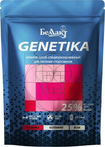 Гейнер Беллакт Genetica 25% (500 г, клубника) - 1/1