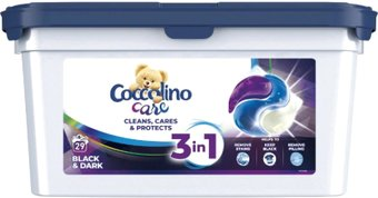 Капсулы для стирки Coccolino 3 в 1 Black & Dark (29 шт) - 1/1