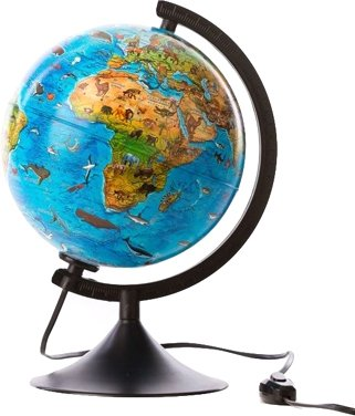 Школьный глобус Globen Зоогеографический с подсветкой k012100206 - 1/1