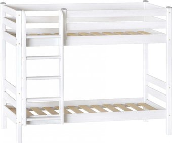 Двухъярусная кровать Мебельград Софи 2 (белый/полупрозрачный) - 1/1