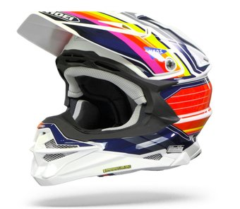 Мотошлем Shoei VFX-WR Pinnacle (S, красно-черно-желтый глянцевый) - 1/1