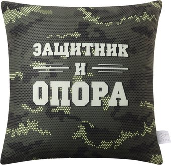 Декоративная подушка Этель Защитник и опора 10805391 (40x40, велюр) - 1/1