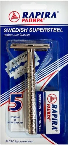 Бритвенный станок Rapira Swedish Supersteel (5 лезвий) - 1/1