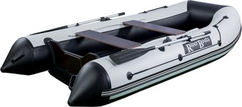 Моторно-килевая лодка RiverBoats 370 НДНД (серый/черный) - 1/1
