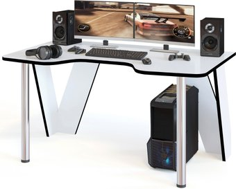Геймерский стол Сокол КСТ-116 (белый/черный) - 1/1