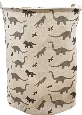 Корзина Swed House Malaren 34.18.9259 (белый/динозавры серые) - 1/1