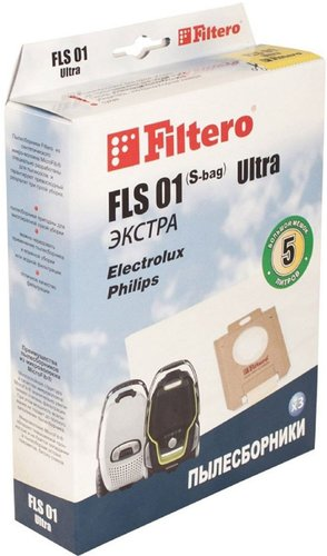 Комплект одноразовых мешков Filtero FLS 01 Ultra ЭКСТРА S-bag - 1/1