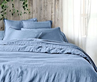 Постельное белье Koenigson №15-4030 Теплый лен 1.5 с простыней на резинке 140x200x30 (Himlen) - 1/1