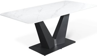 Кухонный стол Sheffilton SHT-T78 (белый мрамор/черный) - 1/1