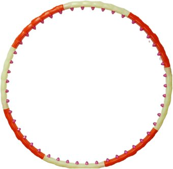 Массажный обруч ZEZ Sport O-H10 1кг (красный/белый) - 1/1