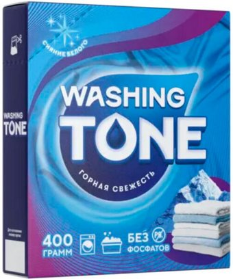 Стиральный порошок Washing Tone Горная свежесть Автомат 9441010972 400 г - 1/1