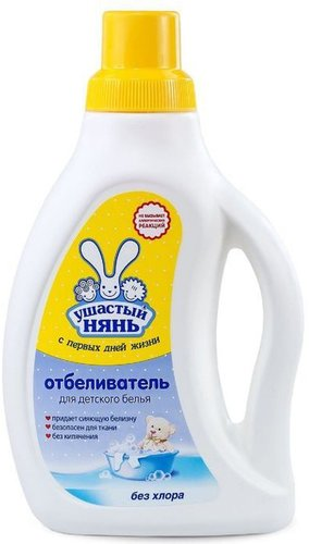 Отбеливатель Ушастый нянь жидкий для детского белья 750 мл - 1/1