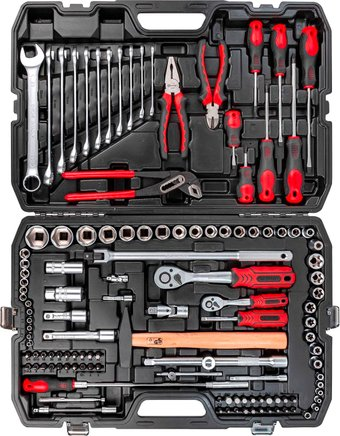 Универсальный набор инструментов ForceKraft FK-41241-5 (124 предмета) - 1/1