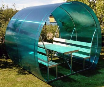 Беседка Велес Пион (2м, бирюзовый) - 1/1