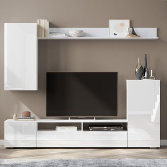 Горка NN мебель МГС 4 МДФ (белый/белый глянец) - 1/1